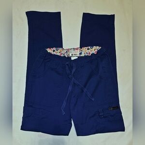 Koi Stretch Scrub Pants In Galaxy Blue Size Xsmall Tall